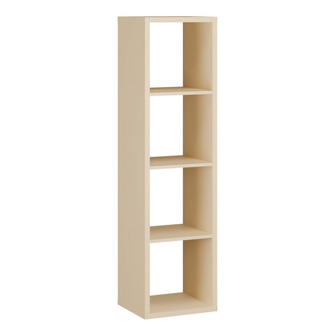 Mauro 3 Shelves Storage Unit in Yellow — front view