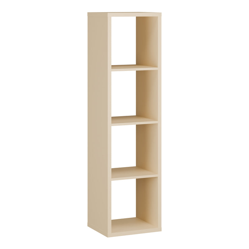 Mauro 3 Shelves Storage Unit in Yellow — front view