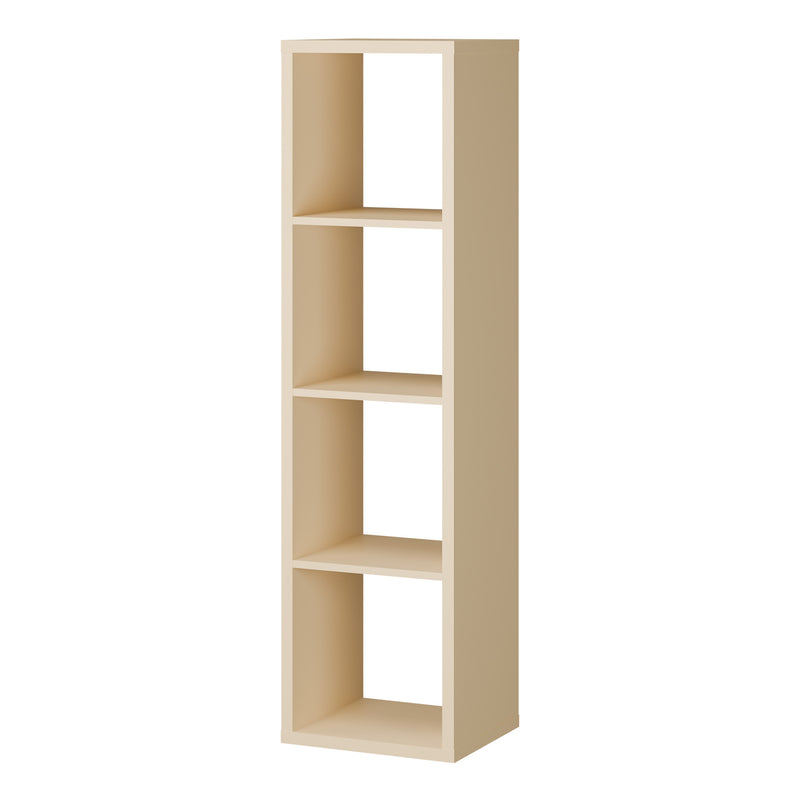 Mauro 3 Shelves Storage Unit in Yellow — detail view