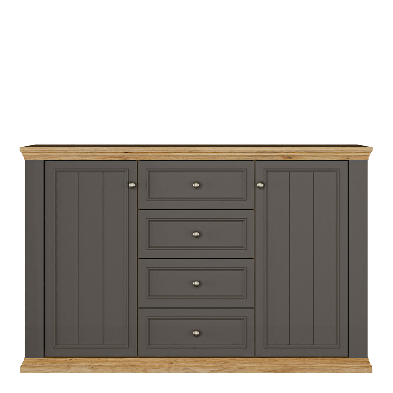 Pontypool 4 Drawer & 2 — side angle