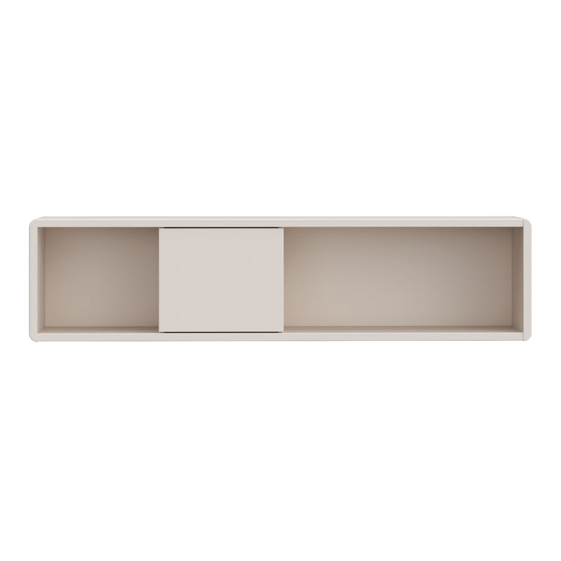 Playly Wall Shelf 141.1cm in Sand — side angle