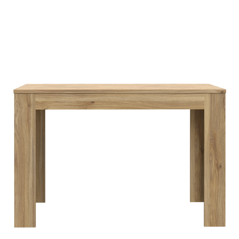 Grafton Extending Dining Table in Oak 120 — side angle