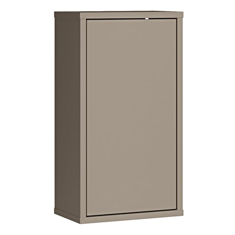 Alice Springs Hanging Storage Cupboard - Taupe 1 Door Push-to-Open