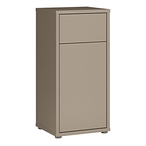 Alice Springs Low Bathroom Storage Cabinet - Taupe Door & Drawer