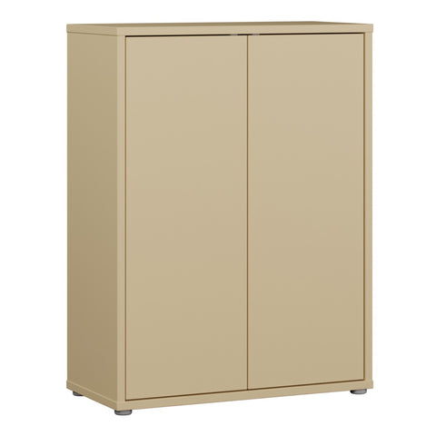 Alice Springs Shoe Cabinet 2 Door Push-to-Open Butter Yellow