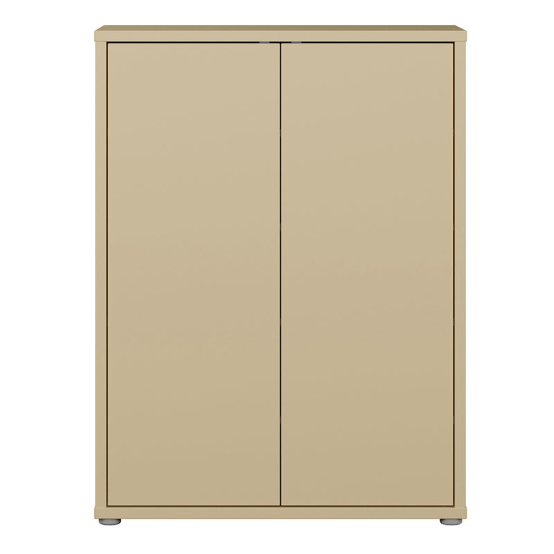Alice Springs Shoe Cabinet 2 Door Push-to-Open Butter Yellow