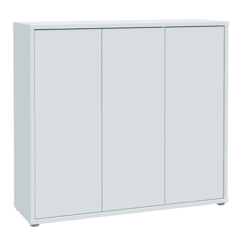 Alice Springs Light Grey Shoe Cabinet with 3 Door Push-to-Open