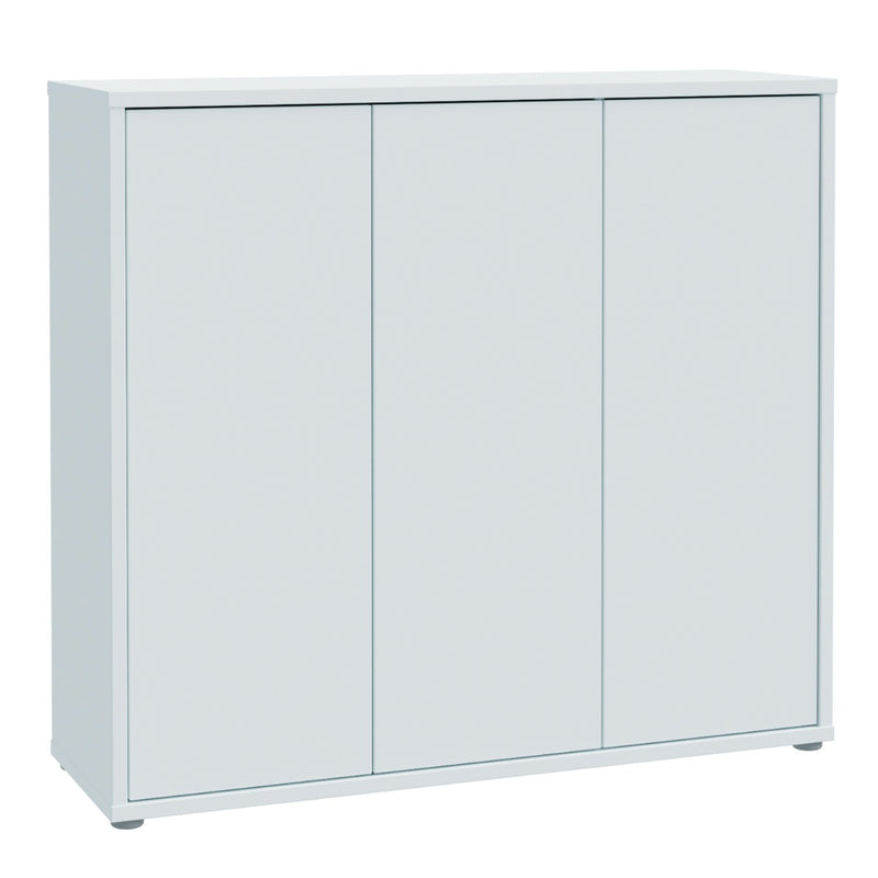 Alice Springs Light Grey Shoe Cabinet with 3 Door Push-to-Open