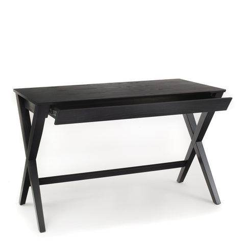 Writex Desk 1 Drawer in Black — front view