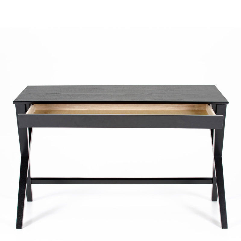 Writex Desk 1 Drawer in Black — detail view