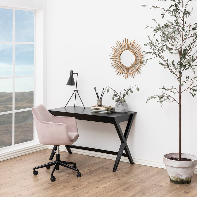 Writex Desk 1 Drawer in Black — alternative angle