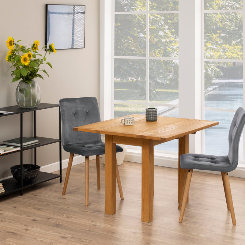 Kenley Extending Dining Table in Oak 45 — alternative angle
