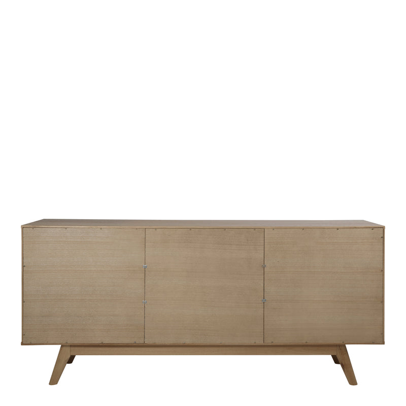 Marte 2 Door 4 Drawers Sideboard in Oak — alternative angle