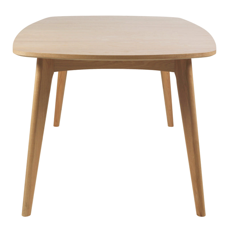 Marte Extending Dining Table in Oak — detail view