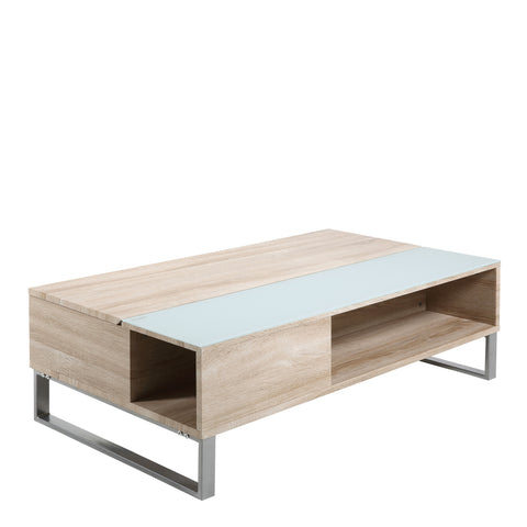Azalea Lift Up Coffee Table in Oak — front view