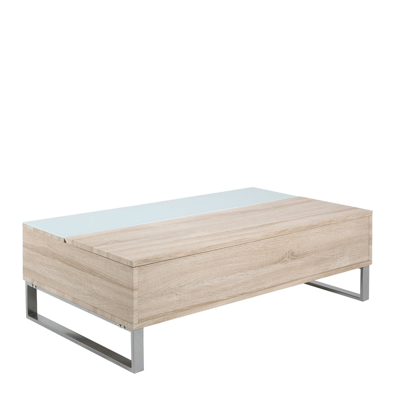 Azalea Lift Up Coffee Table in Oak — detail view