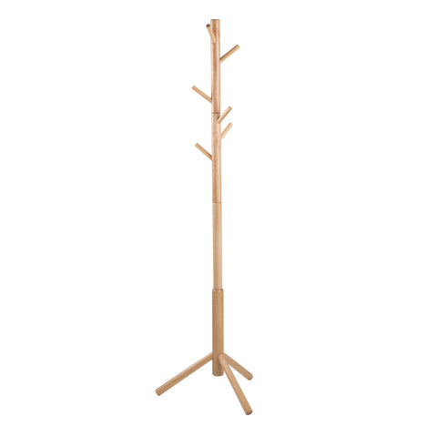 Bremen Coat Stand in Oak — front view