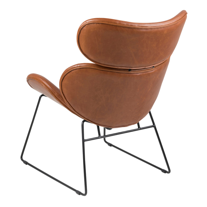 Cazar Lounge Chair in Brown — detail view