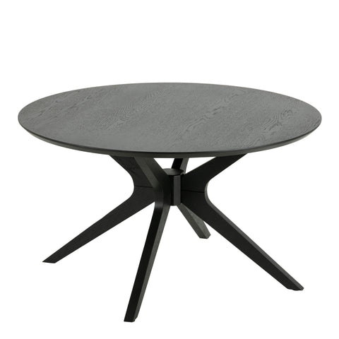 I_Duncan Round Coffee Tablein Black 80x45cm — front view