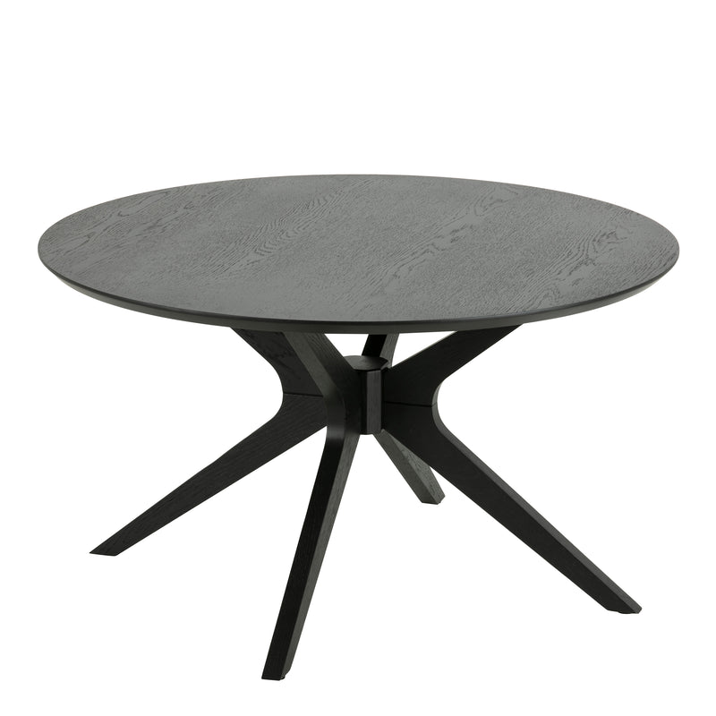 I_Duncan Round Coffee Tablein Black 80x45cm — front view