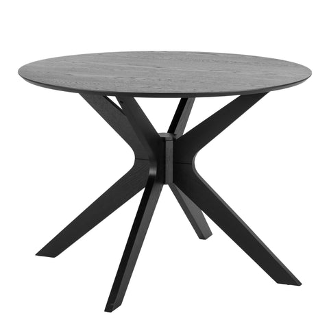 I_Duncan Round Coffee Tablein Black 105x75cm — front view