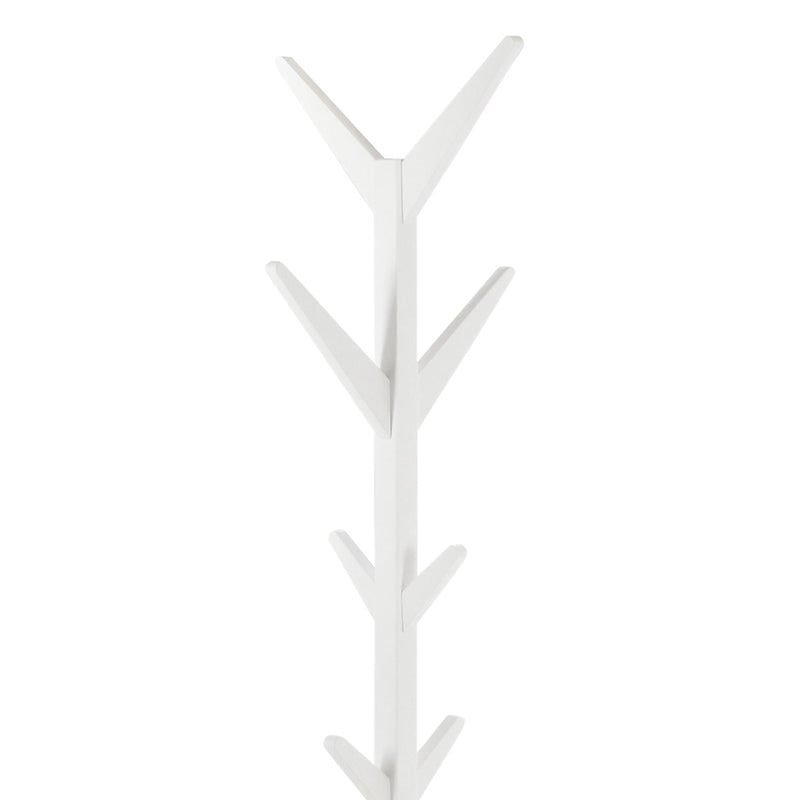 Ascot Coat Hanger in White — alternative angle