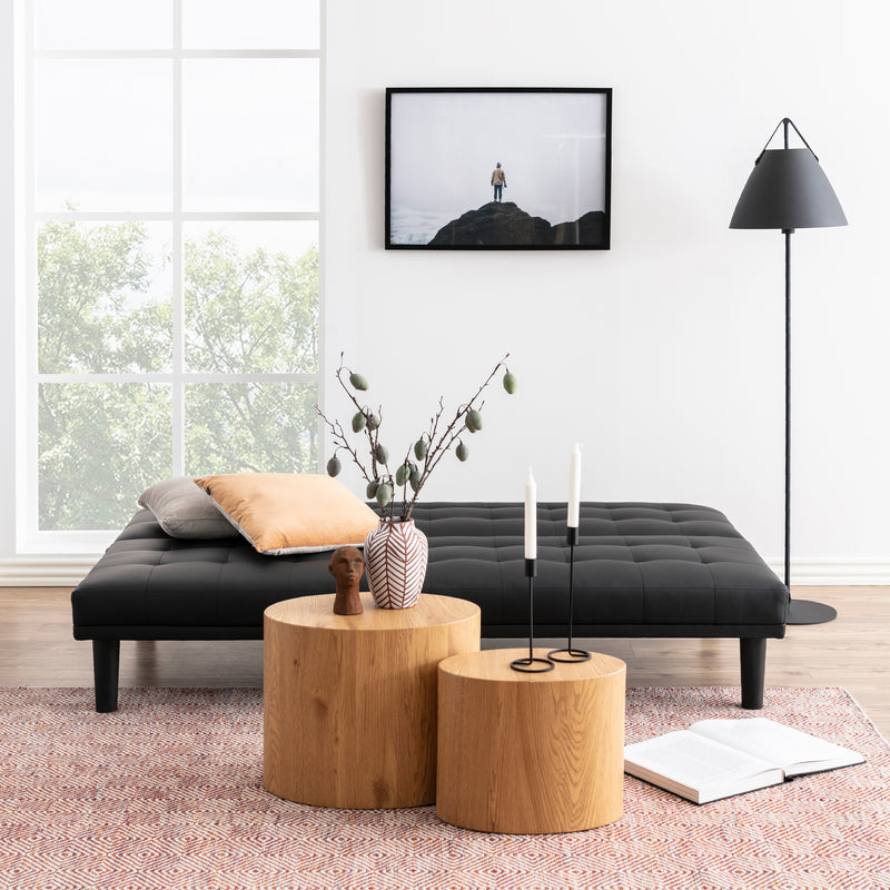 Mice Oval Coffee Table in Oak Set of 2 — alternative angle