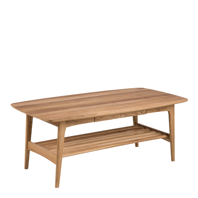 Emma Coffee Table in Oak — front view
