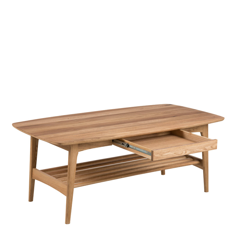 Emma Coffee Table in Oak — detail view