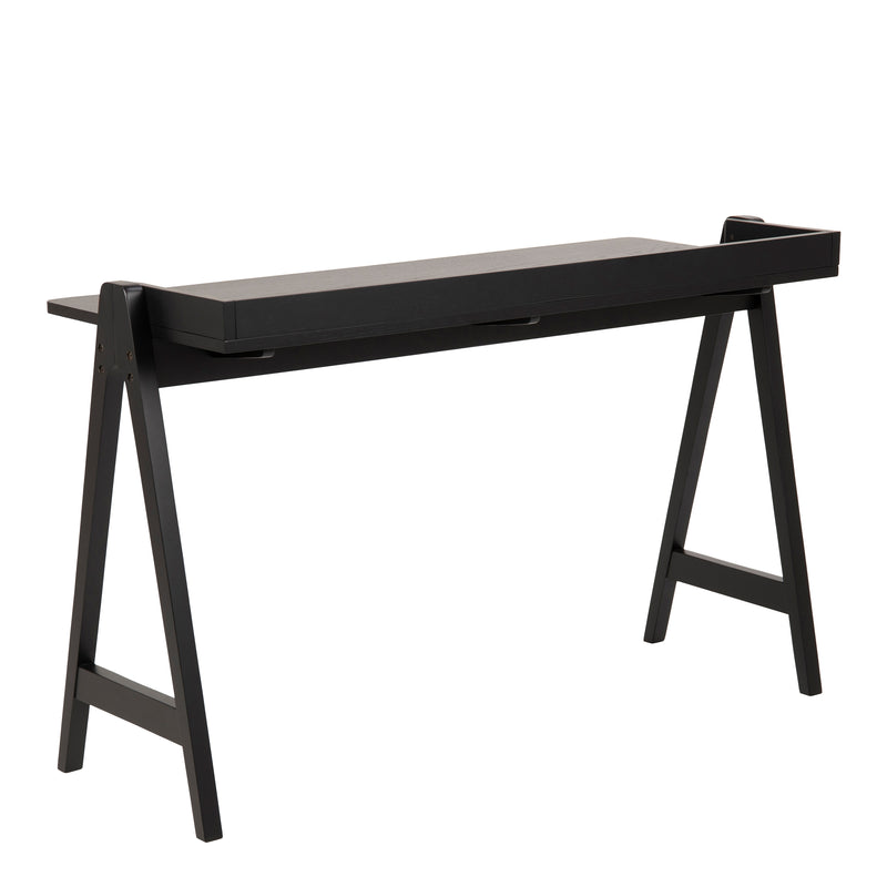 Miso Office Desk in Black — detail view