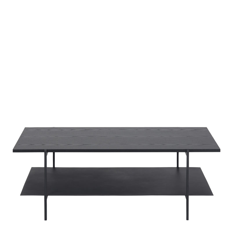 Angus Coffee Table in Black — side angle