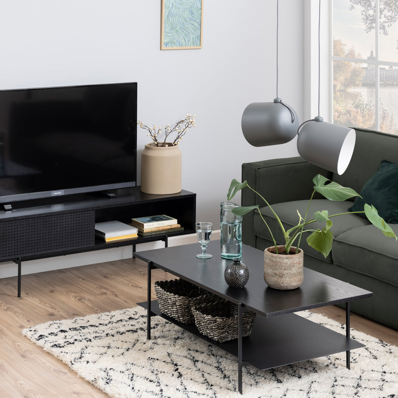 Angus Coffee Table in Black — detail view