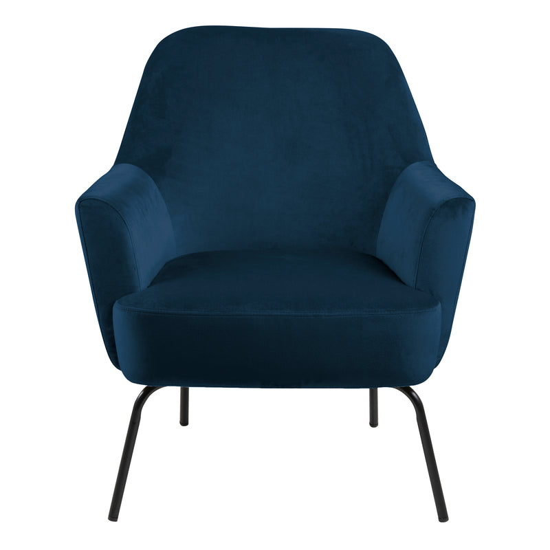 Melissa Lounge Chair in Navy Blue — view