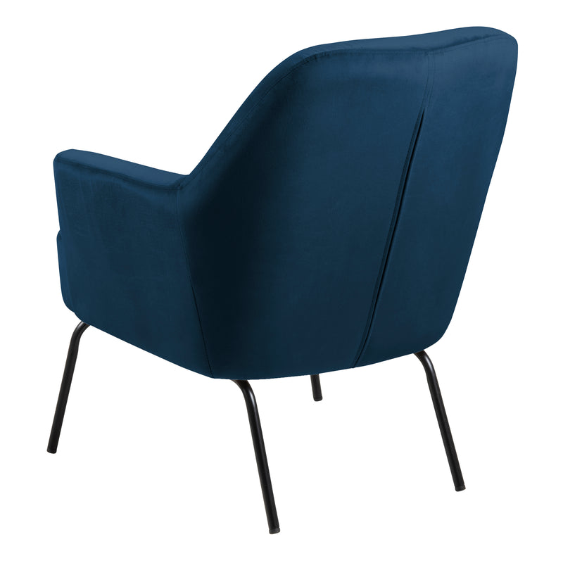 Melissa Lounge Chair in Navy Blue — detail view