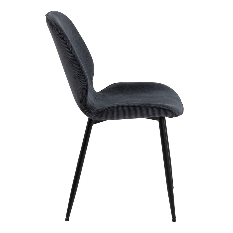 Femke Dining Chair in Anthracite Set of 4 — detail view