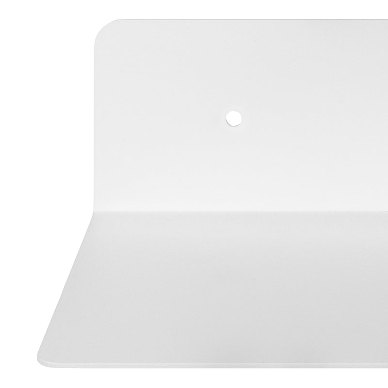 Joliet Rectangular Wall Shelf 50cm in White — lifestyle setting