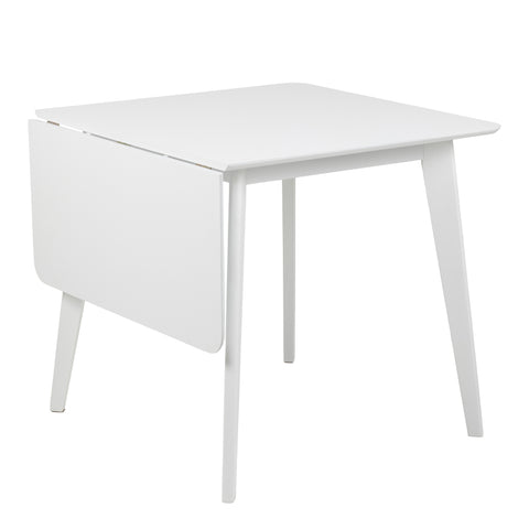 Roxby Square Dining Table in White 120x80cm — front view