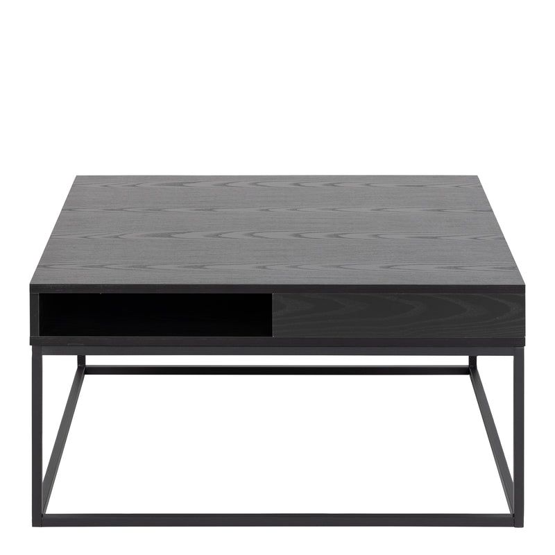 Willford Coffee Table in Black — side angle