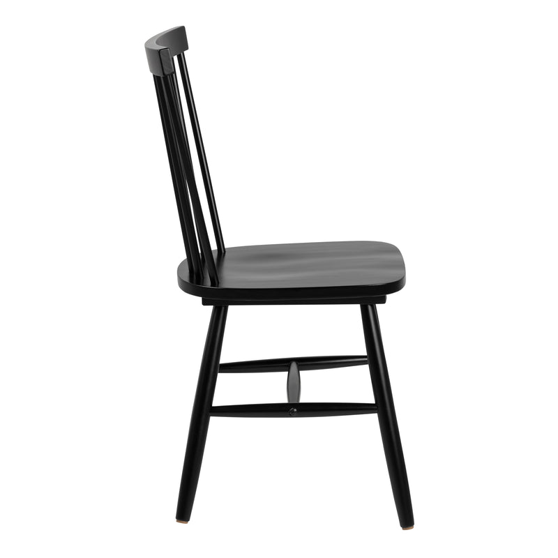 Riano Dining Chairs in Black Set of 2 — detail view