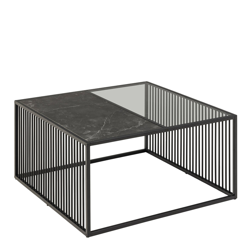 Strington Square Coffee Table in Black — front view