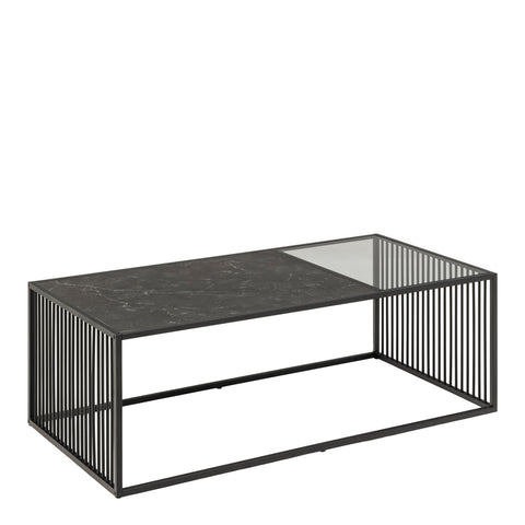 Strington Coffee Table in Black — front view