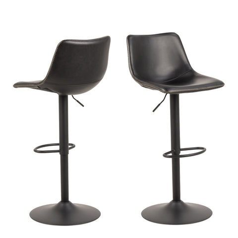I_Oregon Bar Stool in Black, One Supplied — front view