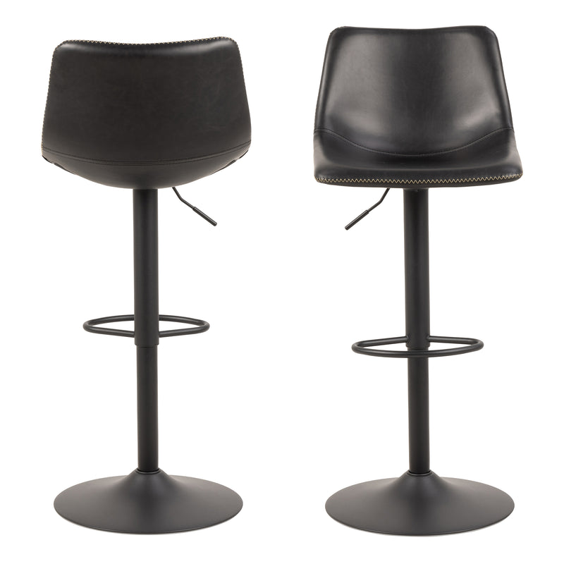 I_Oregon Bar Stool in Black, One Supplied — side angle