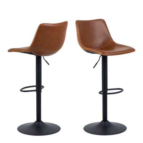 I_Oregon Bar Stool in Brown, One supplied — front view