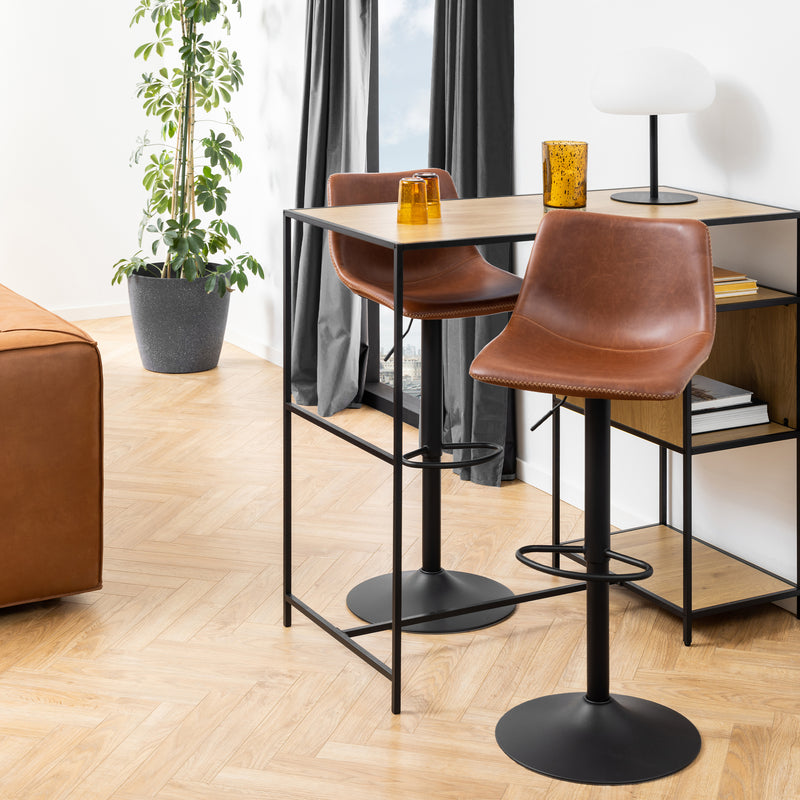 I_Oregon Bar Stool in Brown, One supplied — alternative angle