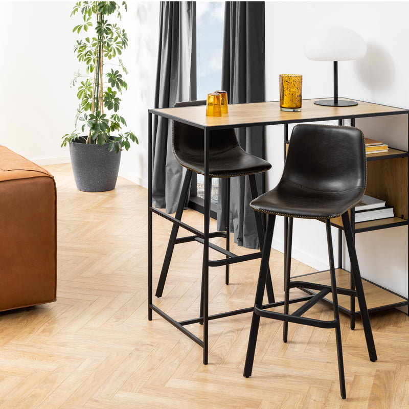 I_Oregon Bar Chair in Black Set of 2 — alternative angle