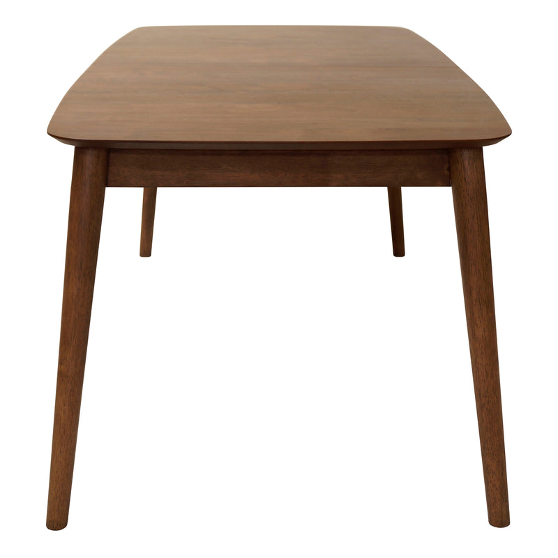 Montreux Rectangular Extending Dining Table in Walnut 180 — detail view