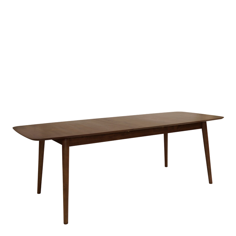 Montreux Rectangular Extending Dining Table in Walnut 180 — alternative angle