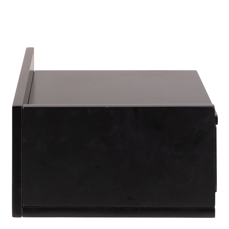 Ashlan Bedside Table in Black — detail view
