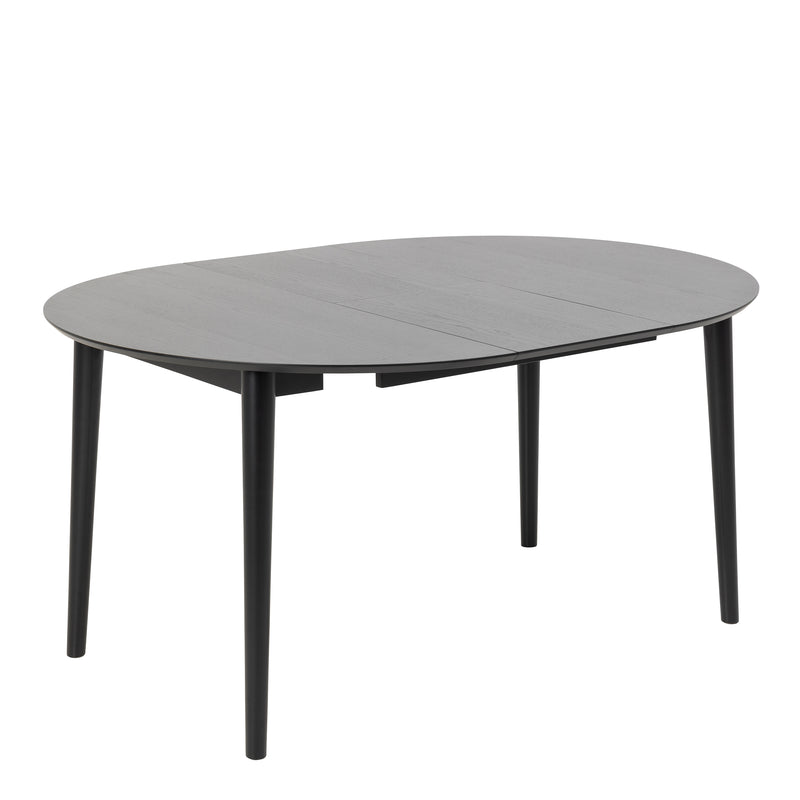 Montreux Round Extending Dining Table in Black 115 — view